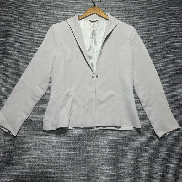 Wanko Made in Japan Blazer Women's L Gray - Picture 1 of 16